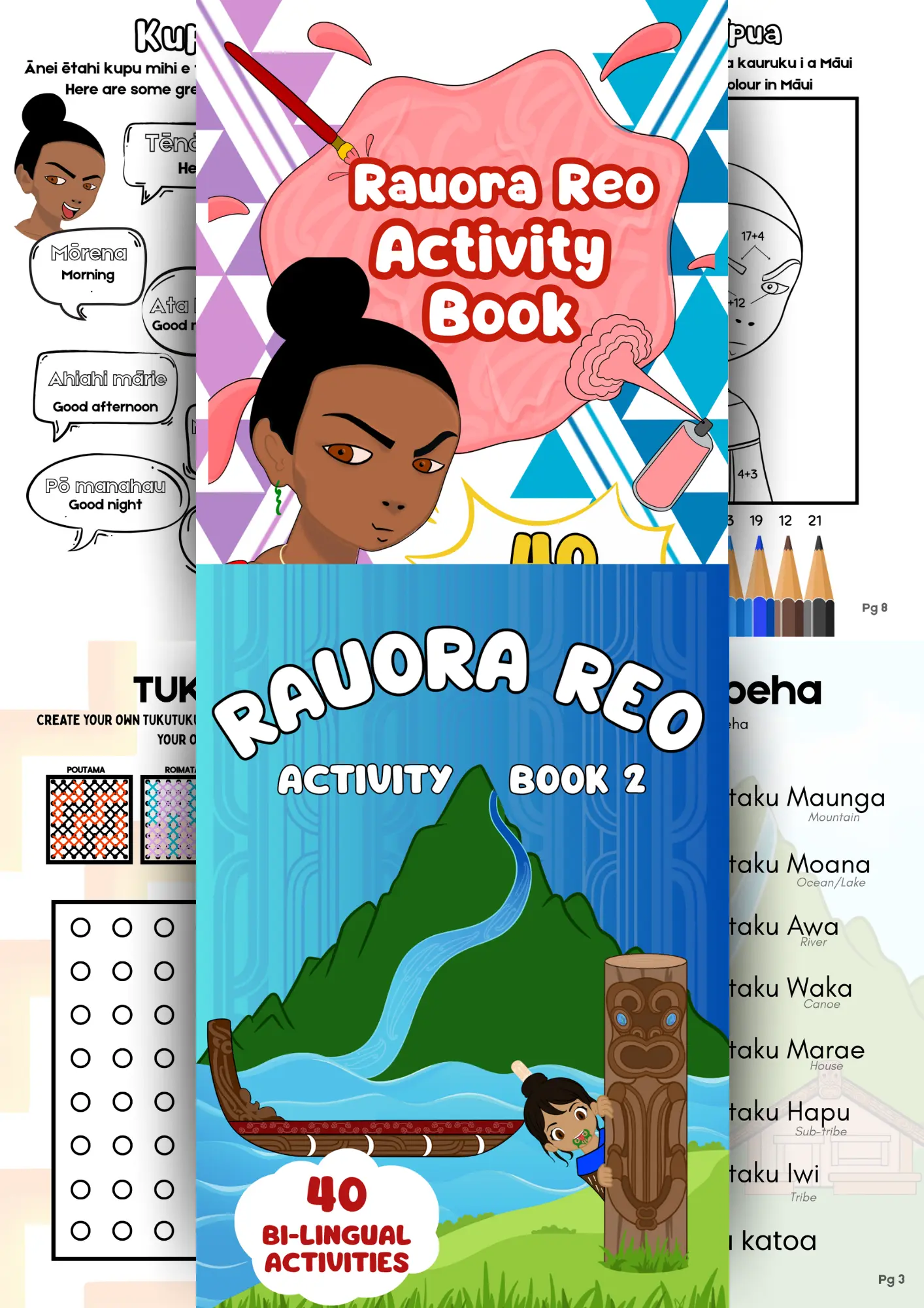 Rauora Reo: Puka Ngohe Bundle — Book 1 & Book 2